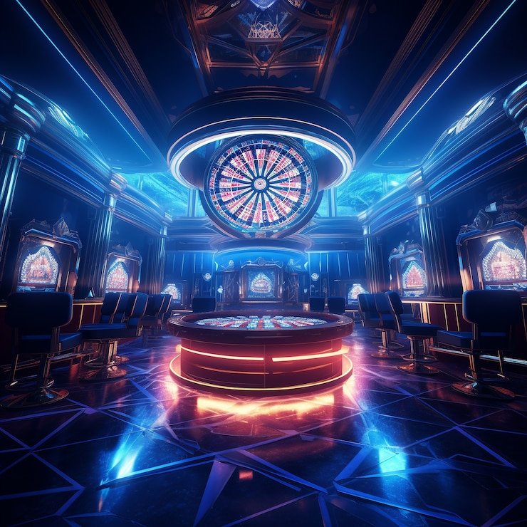 Studio European Roulette profesional dengan dealer dan roda roulette live bandartoto666